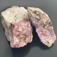 Exemplar av Mineraler - Kobaltkalcit (ca 25 stycken)