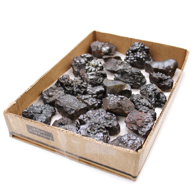 Exemplar av Mineraler - Naturlig Hematit (ca 20 stycken)