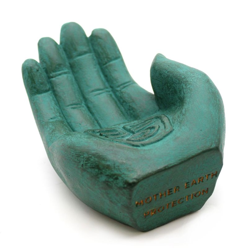 Hand Rökelsebrännare - Jordens Beskyddare (grön)