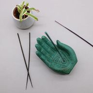 Hand Rökelsebrännare - Jordens Beskyddare (grön)