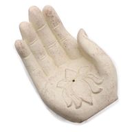 Hand Rökelsebrännare - Lotus (vit)