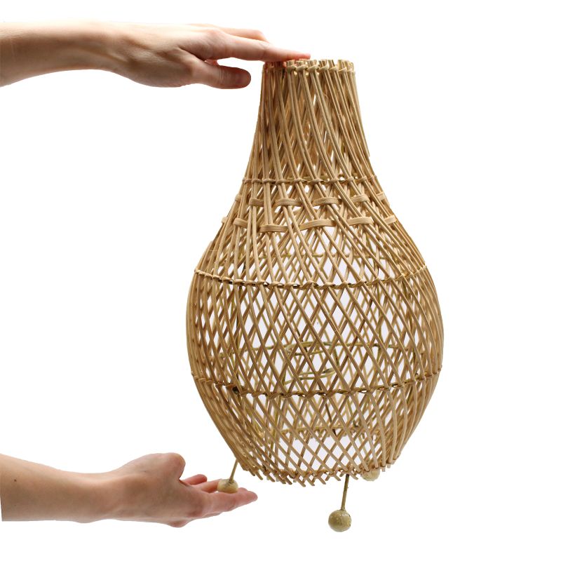Bordslampa i Rotting - Naturlig
