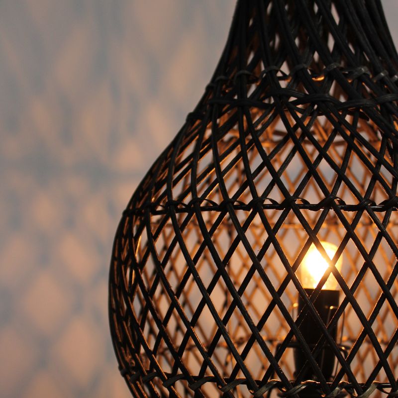 Bordslampa i Rotting - Naturlig