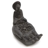 Buddha & Hand Rökelsebrännare (svart)