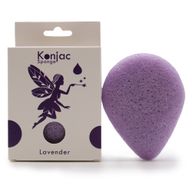 Tårformad Konjac Svamp - Lavendel - Lugnande
