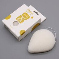 Tårformad Konjac Svamp - Naturlig - Känslig Hud