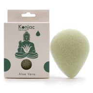 Tårformad Konjac Svamp - Aloe Vera - Helande