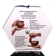 Klangskålsset Vit & Blå - Yogarörelser 10.7cm