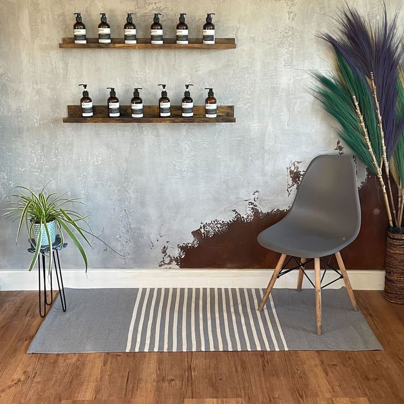 Indisk Bomullsmatta - 70x170cm - Grå