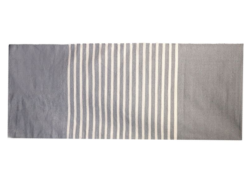 Indisk Bomullsmatta - 70x170cm - Grå