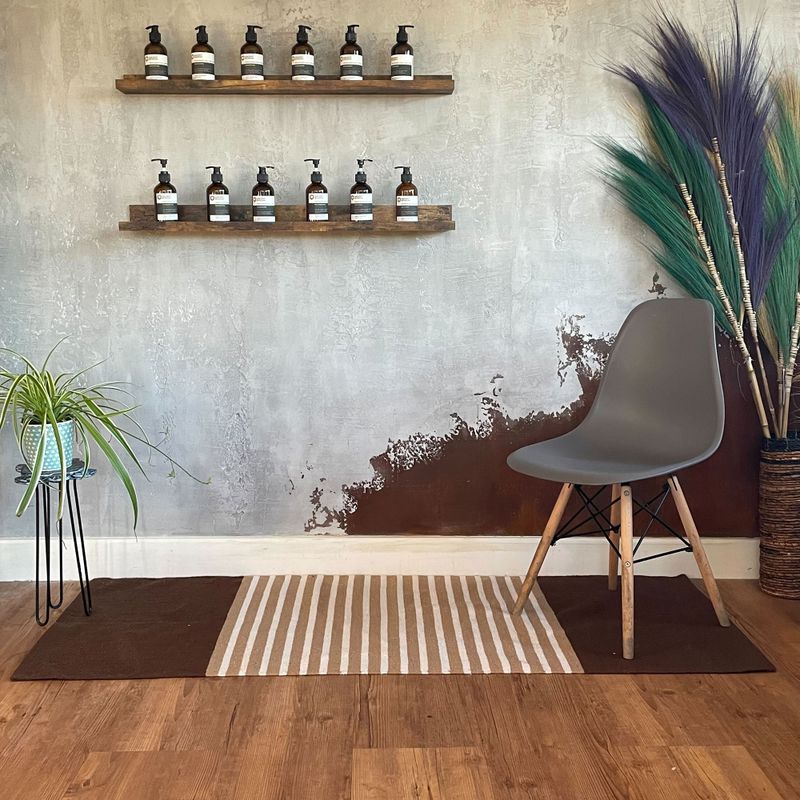 Indisk Bomullsmatta - 70x170cm - Mörkbrun / Beige