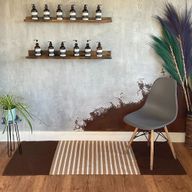 Indisk Bomullsmatta - 70x170cm - Mörkbrun / Beige