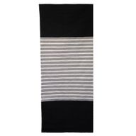 Indisk Bomullsmatta - 70x170cm - Svart / Grå