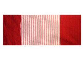 Indisk Bomullsmatta - 70x170cm - Röd / Rosa
