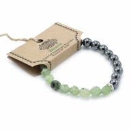 Facetterat Ädelstensarmband - Magnetisk Jade