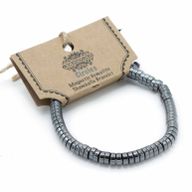 Magnetisk Shamballa Armband av Hematit -  Cirklar