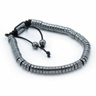 Magnetisk Shamballa Armband av Hematit -  Cirklar