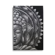 Grå Buddha & Mandala 60x80cm