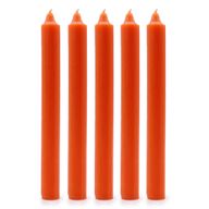 Enfärgade Middagsljus i Bulk - Rustik Orange