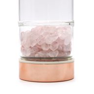 Teinfusionsflaska med Kristaller - Roséguld - Rosenkvarts