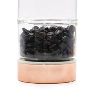 Teinfusionsflaska med Kristaller - Roséguld - Onyx