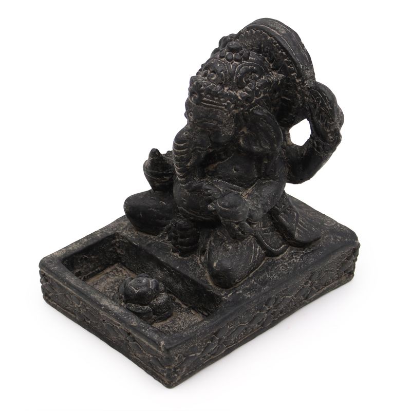 Ganesh Fengshui Rökelsehållare (svart antik)