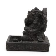 Ganesh Fengshui Rökelsehållare (svart antik)