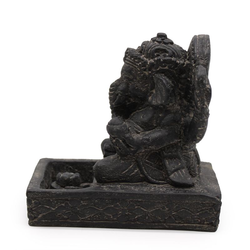 Ganesh Fengshui Rökelsehållare (svart antik)