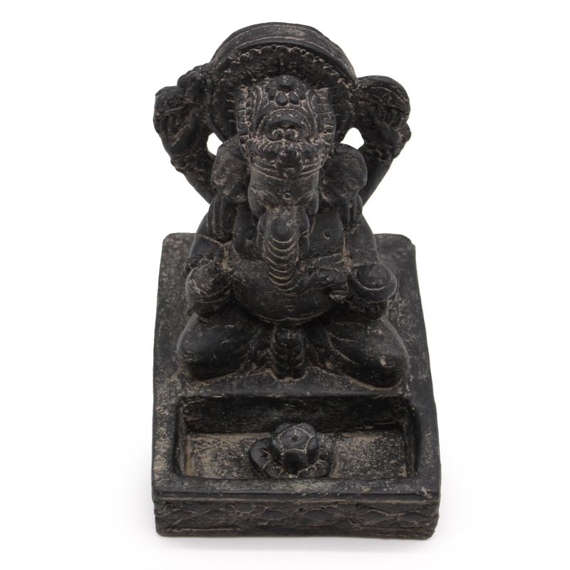 Ganesh Fengshui Rökelsehållare (svart antik)