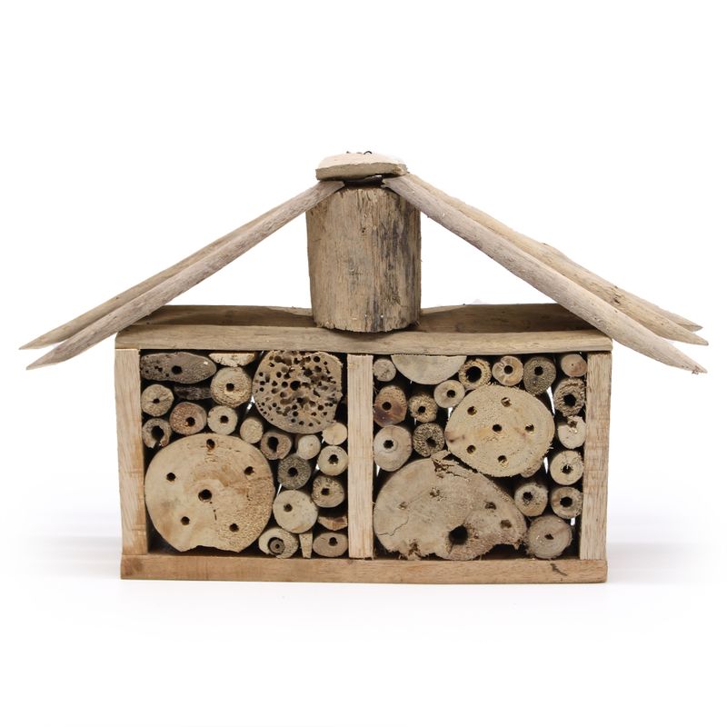Hus till Bin & Insekter av Drivved - Bred