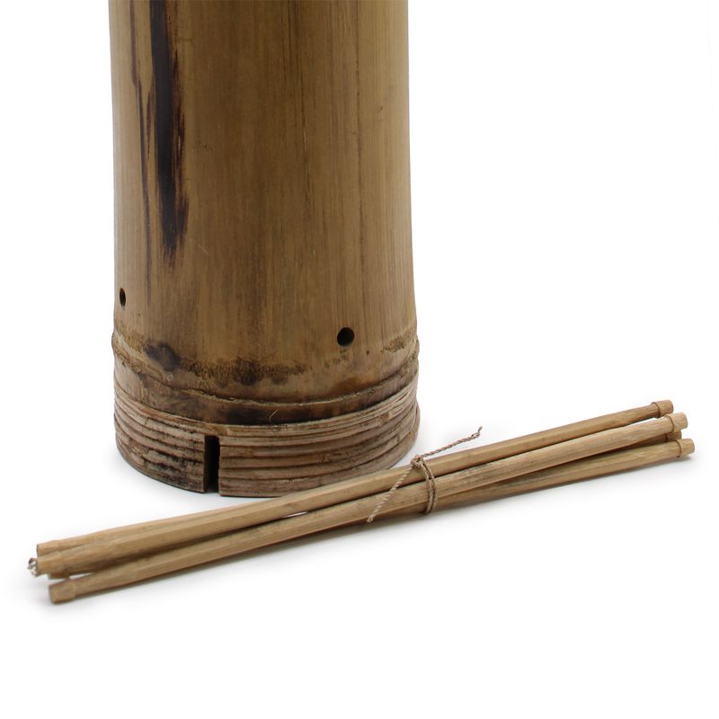 Visningsställ i Bambu med 8 Pinnar - 68x15cm