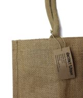 Stor Shoppingkasse av Jute med Flaskhållare