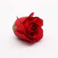 Tvålblommor till Hantverk - Mellanstor Ros - Röd med Svart Kant