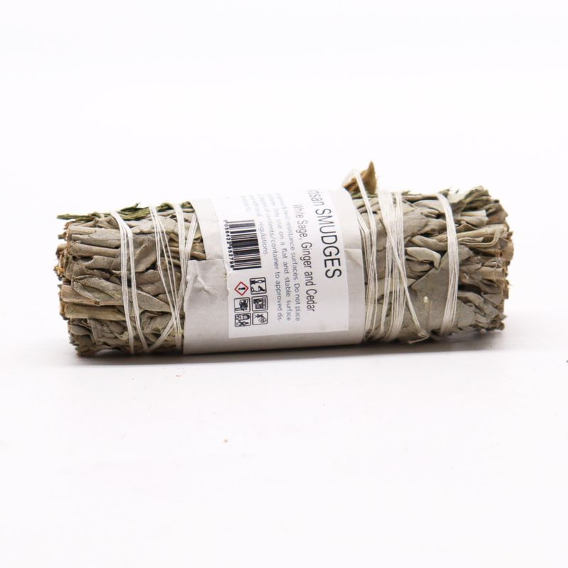 Smudge Stick - Vit Salvia, Ingefära och Ceder