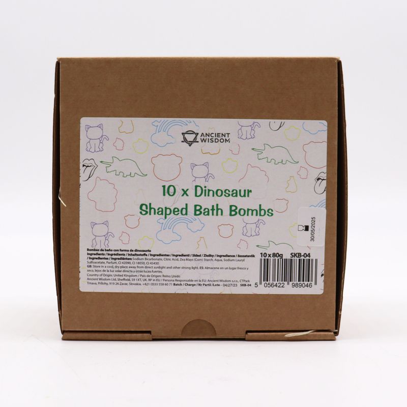 Badbomb 80g Dinosaurie - Blåbär