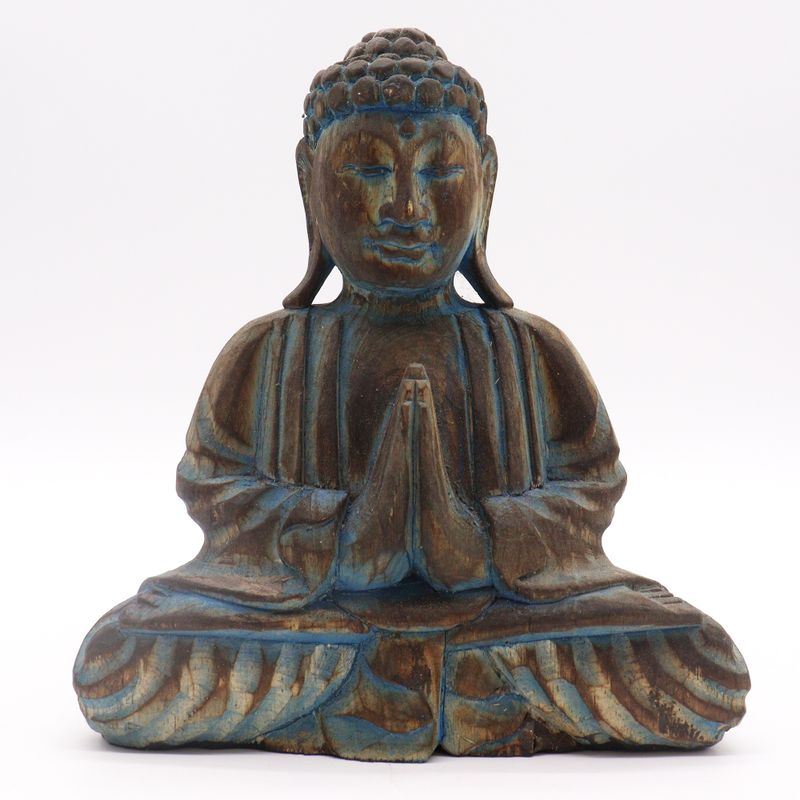Buddha Feng Shui Set - Mandala Blomma - Blå