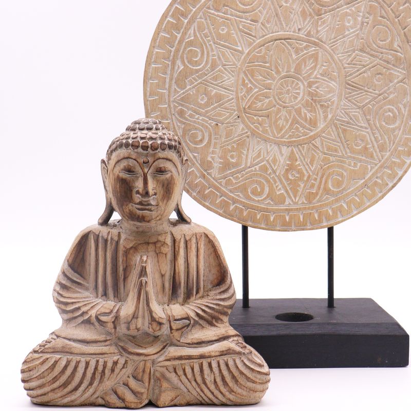 Buddha Feng Shui Set - Klassisk Mandala - Naturlig