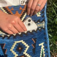 Kilim Festivalväska - Himmelsblå