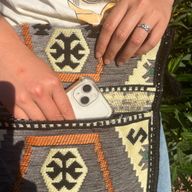 Kilim Festivalväska - Ljusgrå