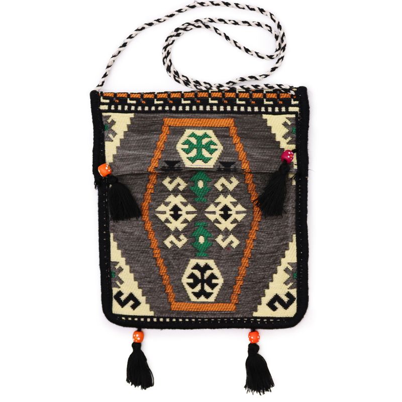 Kilim Festivalväska - Ljusgrå