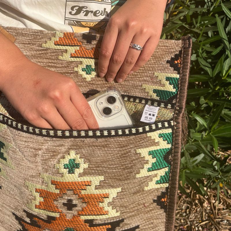 Kilim Festivalväska - Biege