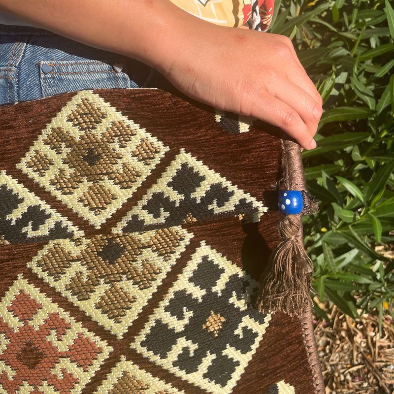 Kilim Festivalväska - Choklad