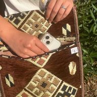 Kilim Festivalväska - Choklad