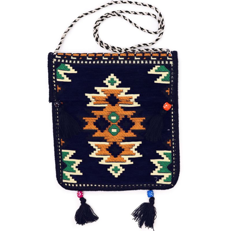 Kilim Festivalväska - Mörk Marinblå