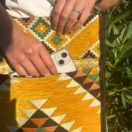 Kilim Festivalväska - Gul
