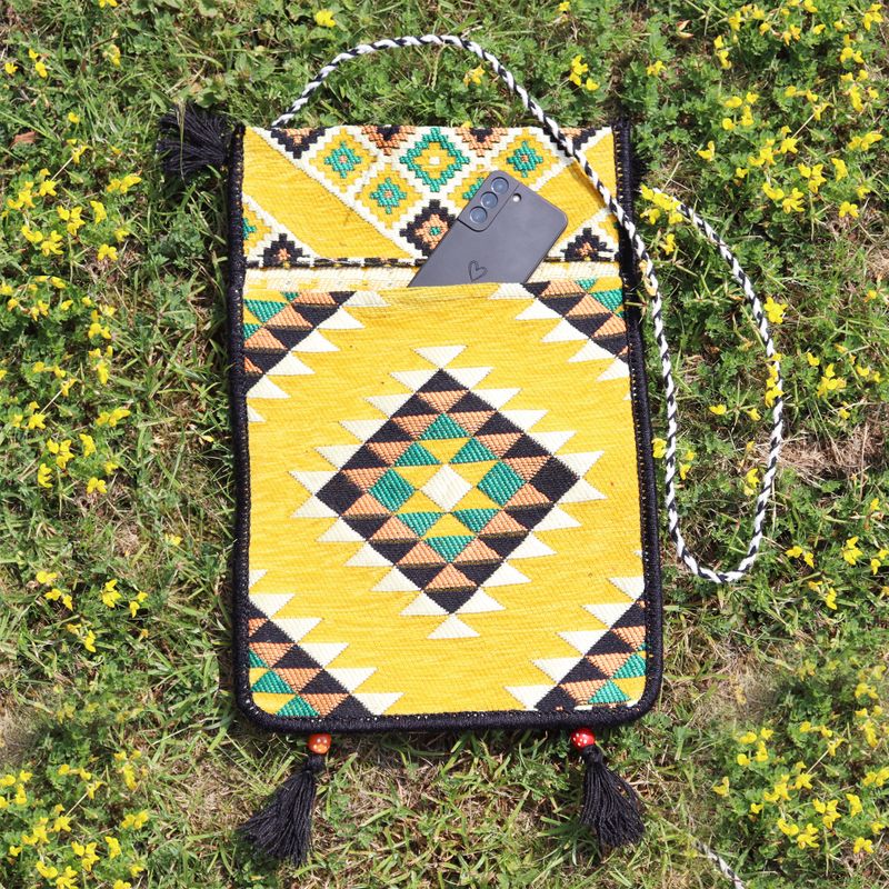 Kilim Festivalväska - Gul
