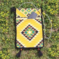 Kilim Festivalväska - Gul