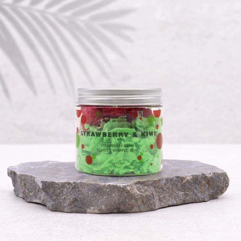 Jordgubbe & Kiwi Vispad Tvål 120g