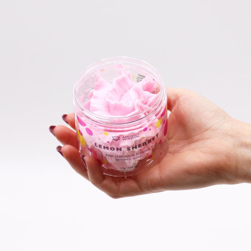 Rosa Lemonad Vispad Tvål 120g