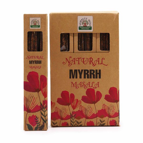 Naturlig Botanisk Masala Rökelse - Myrra